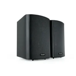 TOOQ ALTAVOCES AUTOAMPLIFICADOS DE PARED - 2X30W - COLOR NEGRO