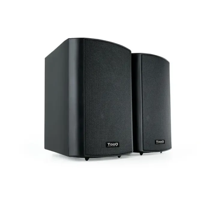 TOOQ ALTAVOCES AUTOAMPLIFICADOS DE PARED - 2X30W - COLOR NEGRO