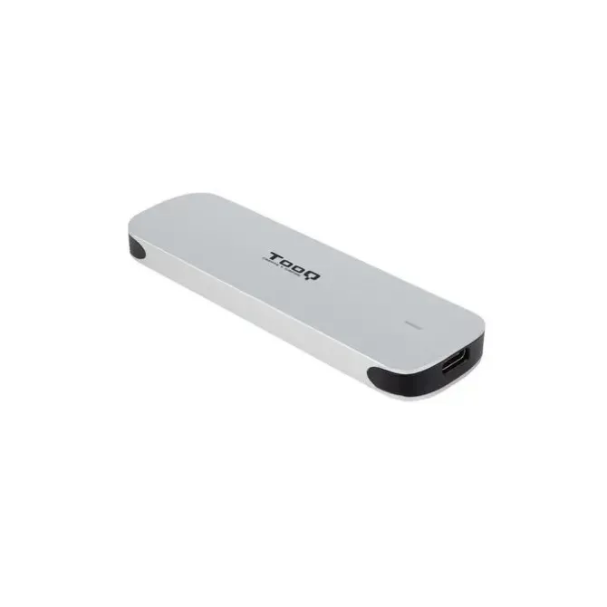 TOOQ CAJA EXTERNA M.2 CCS USB3.1 GEN1 ALUMINIO - COLOR PLATA