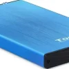 TOOQ CARCASA EXTERNA HDD/SDD 2.5 HASTA 9,5MM SATA USB 3.0 - COLOR AZUL