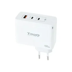 TOOQ CARGADOR DE PARED GAN 2XUSB-C/PD + USB-A/QC 100W