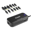 TOOQ CARGADOR UNIVERSAL PARA PORTATIL 90W - USB - 12 ADAPTADORES - VOLTAJE 15-24V