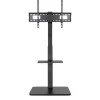 TOOQ MOON SOPORTE DE SUELO CON REGULACIÓN DE ALTURA PARA PANTALLAS 37-75 - COLOR NEGRO