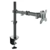 TOOQ SOPORTE DE MESA CON BRAZO ARTICULADO PARA MONITOR DE 13-32 - GIRATORIO E INCLINABLE - GESTION DE CABLES - PESO MAX 8KG - VESA 100X100MM - COLOR NEGRO