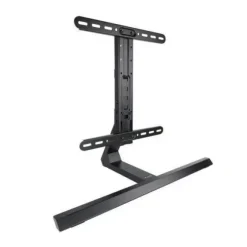 TOOQ SOPORTE DE MESA PARA TV DE 32-65 - GESTION DE CABLES - PESO MAX 40KG - VESA 400X400MM - FABRICADO EN ALUMINIO - COLOR NEGRO