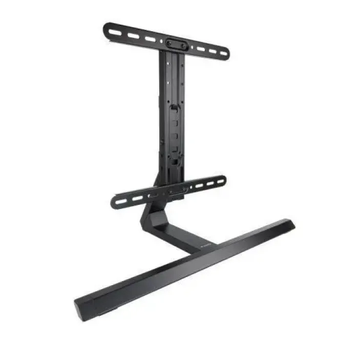 TOOQ SOPORTE DE MESA PARA TV DE 32-65 - GESTION DE CABLES - PESO MAX 40KG - VESA 400X400MM - FABRICADO EN ALUMINIO - COLOR NEGRO