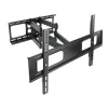 TOOQ SOPORTE DE PARED CON DOBLE BRAZO ARTICULADO PARA TV DE 37-70 - GIRATORIO E INCLINABLE - PESO MAX 50KG - VESA 600X400MM - COLOR NEGRO
