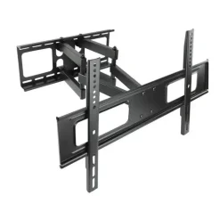 TOOQ SOPORTE DE PARED CON DOBLE BRAZO ARTICULADO PARA TV DE 37-70 - GIRATORIO E INCLINABLE - PESO MAX 50KG - VESA 600X400MM - COLOR NEGRO