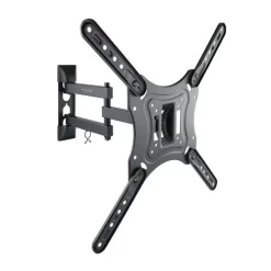 TOOQ SOPORTE DE PARED CON BRAZO ARTICULADO PARA TV DE 23-55 - GIRATORIO E INCLINABLE - GESTION DE CABLES - PESO MAX 30KG - VESA 400X400MM - COLOR NEGRO