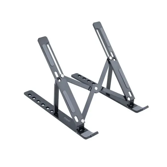 TOOQ SOPORTE ELEVADOR ALUMINIO PLEGABLE PORTATILES - COLOR GRIS