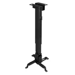 TOOQ SOPORTE UNIVERSAL DE TECHO PARA PROYECTOR - INCLINABLE Y GIRATORIO - PESO MAX 20KG - COLOR NEGRO