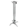 TOOQ SOPORTE UNIVERSAL DE TECHO PARA PROYECTOR - INCLINABLE Y GIRATORIO - PESO MAX 20KG - COLOR PLATA