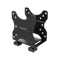 TOOQ SOPORTE VESA PARA MINI PC - 4 OPCIONES DE INSTALACION - PESO MAX 5KG - VESA 100X100 - COLOR NEGRO