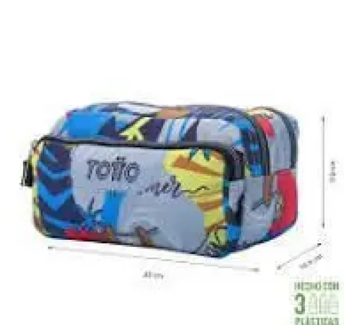 TOTTO ESTUCHE AGAPEC TRES CREMALLERAS SUMMER AC52ECO009-2416Z COLOR 6YB