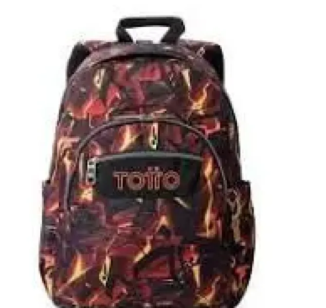 TOTTO MOCHILA ACUARELES FLASH ADAPTABLE A CARRO MA04ECO021-2426N COLOR 6YW