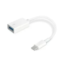 TP-LINK ADAPTADOR SUPER RAPIDO DE USB-C 3.0 A USB-A - SOPORTA OTG - COLOR BLANCO