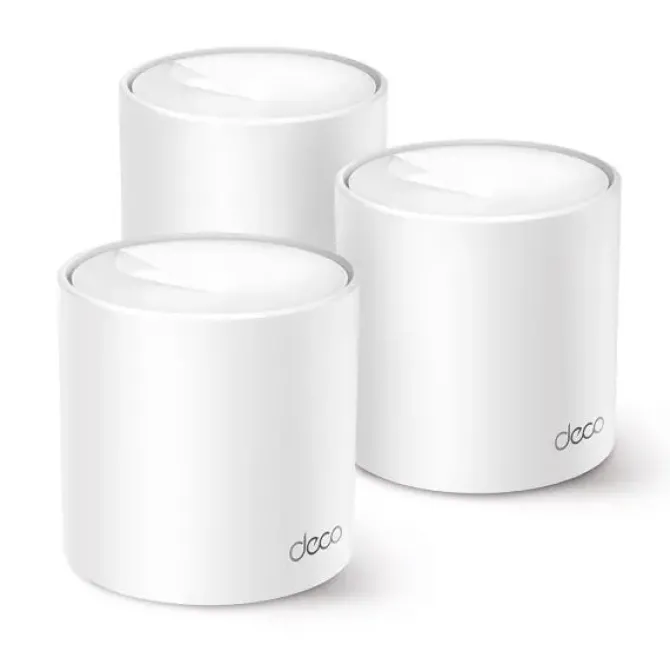 TP-LINK DECO X10 SISTEMA WIFI MESH AI DE 3 UNIDADES WIFI 6 AX1500 DUAL BAND - VELOCIDAD HASTA 1500MBPS - 2 PUERTOS RJ-45