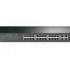 TP-LINK JETSTREAM SWITCH SMART POE+ - 24 PUERTOS 10/100MBPS Y 4 PUERTOS GIGABIT