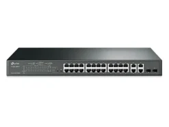 TP-LINK JETSTREAM SWITCH SMART POE+ - 24 PUERTOS 10/100MBPS Y 4 PUERTOS GIGABIT