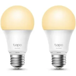 TP-LINK PACK DE 2 BOMBILLAS SMART WI-FI REGULABLES - CALENDARIO - CONTROL DE VOZ - CONTROL REMOTO - MODO AUSENTE - 806 LM