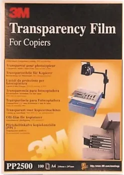 TRANSPARENCIA 3M A-4 100H 210X297 PP2500