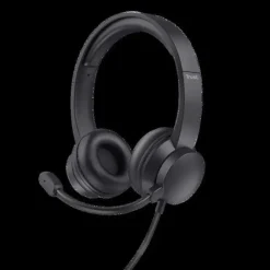 TRUST AURICULARES AYDA PARA PC - DIADEMA AJUSTABLE - MANDO DE VOLUMEN SUPRAAURAL - MICROFONO PLEGABLE - CONEXION DE AUDIO DE 3.5 MM - SENSIBILIDAD DEL MICROFONO 95DB