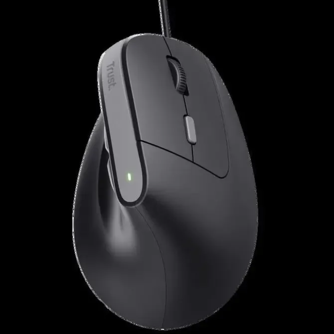TRUST BAYO II RATON ERGONOMICO - 2400DPI - 6 BOTONES - COLOR NEGRO
