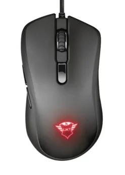 TRUST GAMING GXT 930 JACX RATON USB 6400DPI - 5 BOTONES PROGRAMABLES - ILUMINACION RGB - CABLE TRENZADO DE 1.80M - USO DIESTRO - COLOR NEGRO