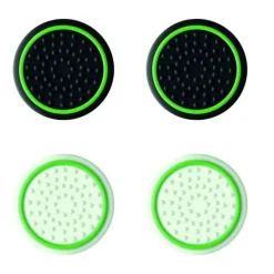TRUST GAMING GXT 267 PACK DE 4 GRIPS PARA MANDO XBOX SERIES X/S - 2 BLANCOS QUE BRILLAN EN LA OSCURIDAD Y 2 NEGROS