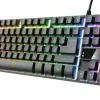 TRUST GAMING GXT 833 THADO TKL TECLADO COMPACTO USB - 12 TECLAS MULTIMEDIA - ANTIGHOSTING - ILUMINACION LED - CABLE TRENZADO DE 1.50M - COLOR NEGRO
