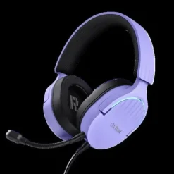 TRUST GXT490 FAYZO AURICULARES GAMING 7.1 USB 2.0 CON MICROFONO FLEXIBLE Y DESMONTABLE - ILUMINACION RGB - DIADEMA AJUSTABLE - CONTROLES DE FACIL ACCESO - CABLE DE 2M - COLOR MORADO