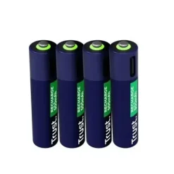 TRUST PACK DE 4 PILAS RECARGABLES 500 MAH AAA