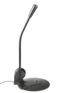 TRUST PRIMO MICROFONO DE ESCRITORIO - ALTA SENSIBILIDAD - JACK 3.5MM - CABLE DE 1.80M - COLOR NEGRO