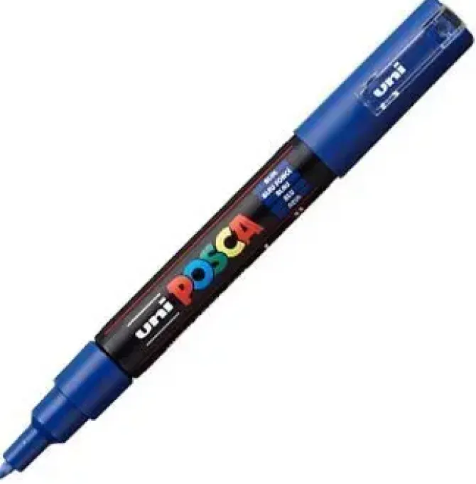 UNI BALL ROTULADOR POSCA PC-1M AZUL 265025000