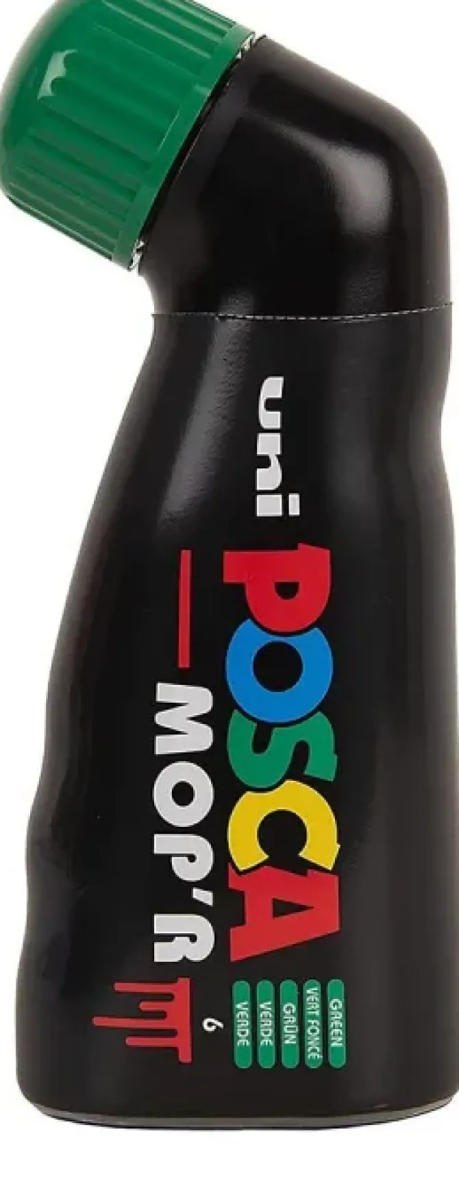 UNI POSCA MPO´R VERDE MARCADOR DE PINTURA PERMANENTE MULTISUPERFICIE, PUNTA REDONDA XXL, 3-19 MM. 284208000