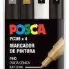 UNIBALL POSCA PC3M/4C BASIC POSCA 4COLORES 0,9 A 1,3MM 182634673