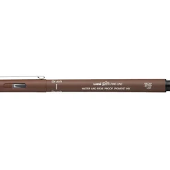 UNI-BALL ROTULADOR CALIBRADO UNI PIN - PUNTA BRUSH POLIACETAL - TINTA RESISTENTE AL AGUA Y A LA LUZ - COLOR SEPIA