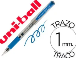 UNI-BALL SIGNO BROAD BOLIGRAFO DE GEL - PUNTA DE ACERO INOXIDABLE 1 MM. - TRAZO 0.60 MM. APROX. - TINTA GEL - SUJECION DE CAUCHO - COLOR AZUL - CAJA DE 12 UD