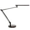 UNILUX LAMPARA DE ESCRITORIO LED MAMBOLED - ILUMINACION LED DE BAJO CONSUMO - DISEÑO ELEGANTE Y MODERNO - AJUSTE DE INTENSIDAD DE LUZ - BRAZO FLEXIBLE PARA DIRIGIR LA LUZ - COLOR NEGRO