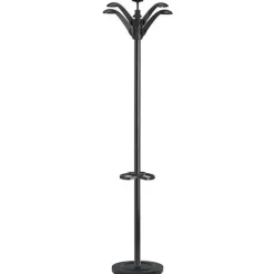 #UNILUX PERCHERO FLORA CON 6 COLGADORES Y SOPORTE PARA PARAGUAS 175 CM ALTURA 34 CM BASE 356M06