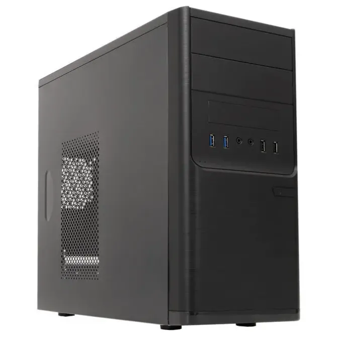 UNYKACH DARK SHADOW CAJA MICROATX - FUENTE DE ALIMENTACION 500W INCLUIDA - TAMAÑO DISCO SOPORTADO 3.5, 2.5 - USB-A 2.0/3.2 Y AUDIO