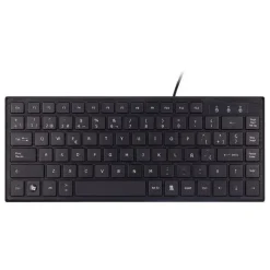 UNYKACH KB302 MINI TECLADO USB CON 83 TECLAS - ULTRAPLANO - COLOR NEGRO