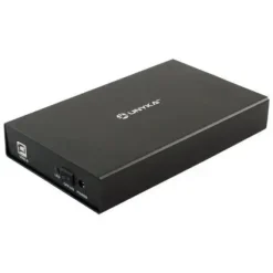 UNYKACH LOK 0.2 CAJA EXTERNA 3,5 USB 2.0 - INTERRUPTOR ON/OFF - FABRICADA EN ALUMINIO - COLOR NEGRO