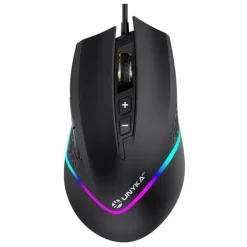 UNYKACH NOVA M244 RATON GAMING USB CON ILUMINACION RGB 6400DPI - 5 BOTONES - USO DIESTRO - CABLE DE 1.50M - COLOR NEGRO