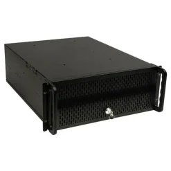 UNYKACH UK4129 CAJA RACK 4U 19 - TAMAÑOS DE DISCO SOPORTADOS 3.5 - FILTRO FRONTAL ANTIPOLVO - CIERRE DE LLAVE - USB-A 2.0 - COLOR NEGRO