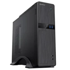 UNYKACH UK52112 CAJA TORRE MICROATX + FUENTE DE ALIMENTACION SFX 450W - TAMAÑO DISCO SOPORTADO 3.5, 2.5 - USB-A 3.2, USB-C Y AUDIO