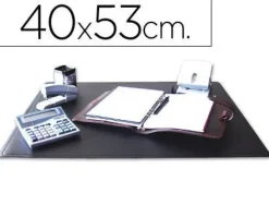 VADE SOBREMESA Q-CONNECT NEGRO 40X53 CM