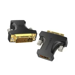 VENTION ADAPTADOR HDMI HEMBRA A DVI (24+1) MACHO - COLOR NEGRO