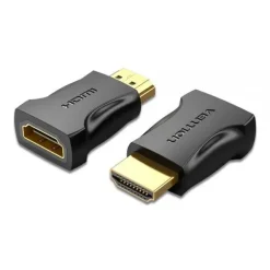 VENTION ADAPTADOR HDMI MACHO A HDMI HEMBRA 4K - COLOR NEGRO
