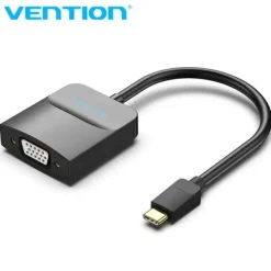 VENTION ADAPTADOR USB-C MACHO A VGA HEMBRA - COLOR NEGRO
